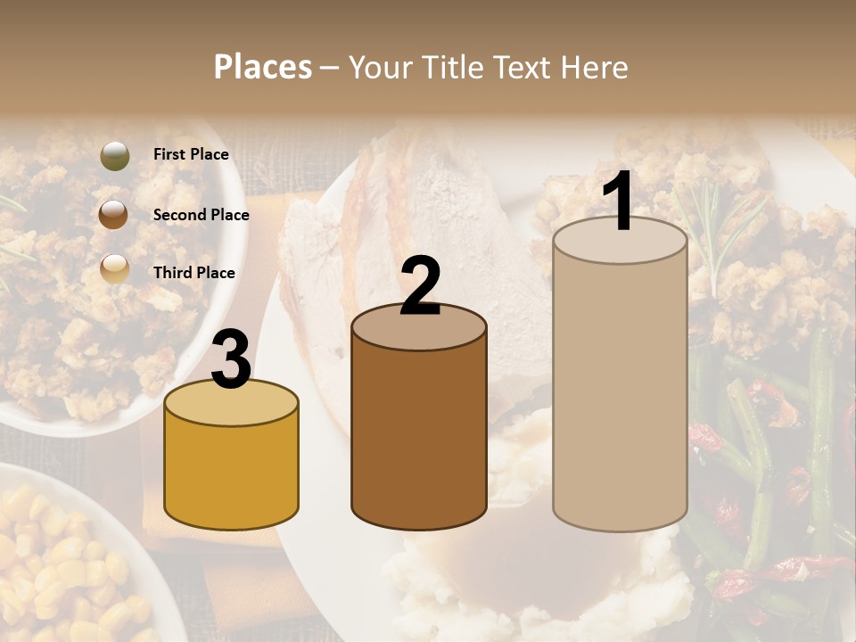 Stuffing Garnished Parsley PowerPoint Template