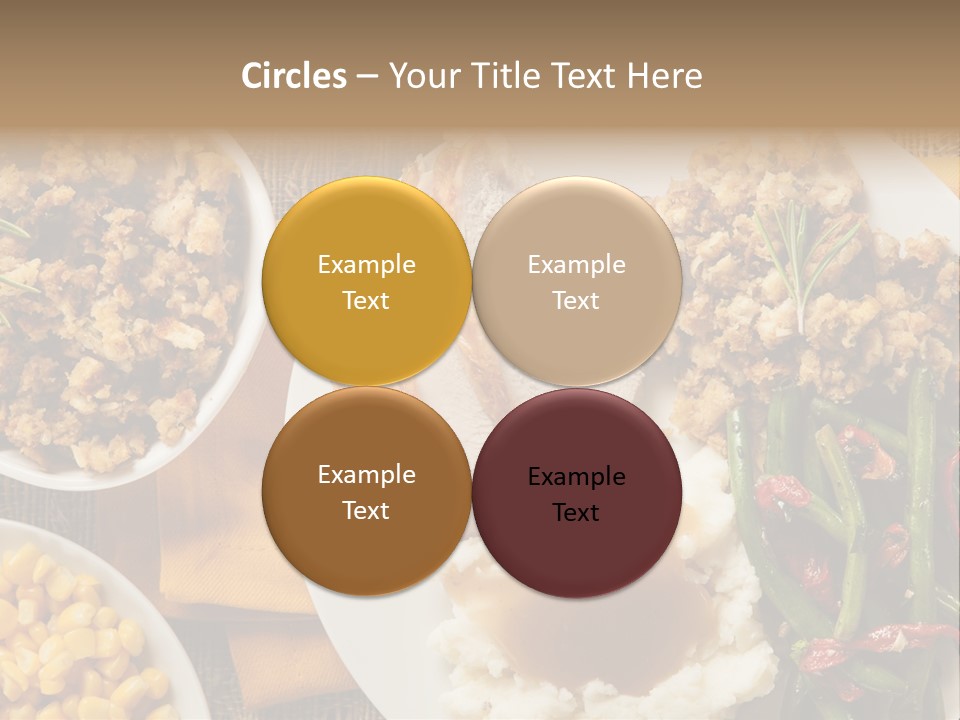 Stuffing Garnished Parsley PowerPoint Template