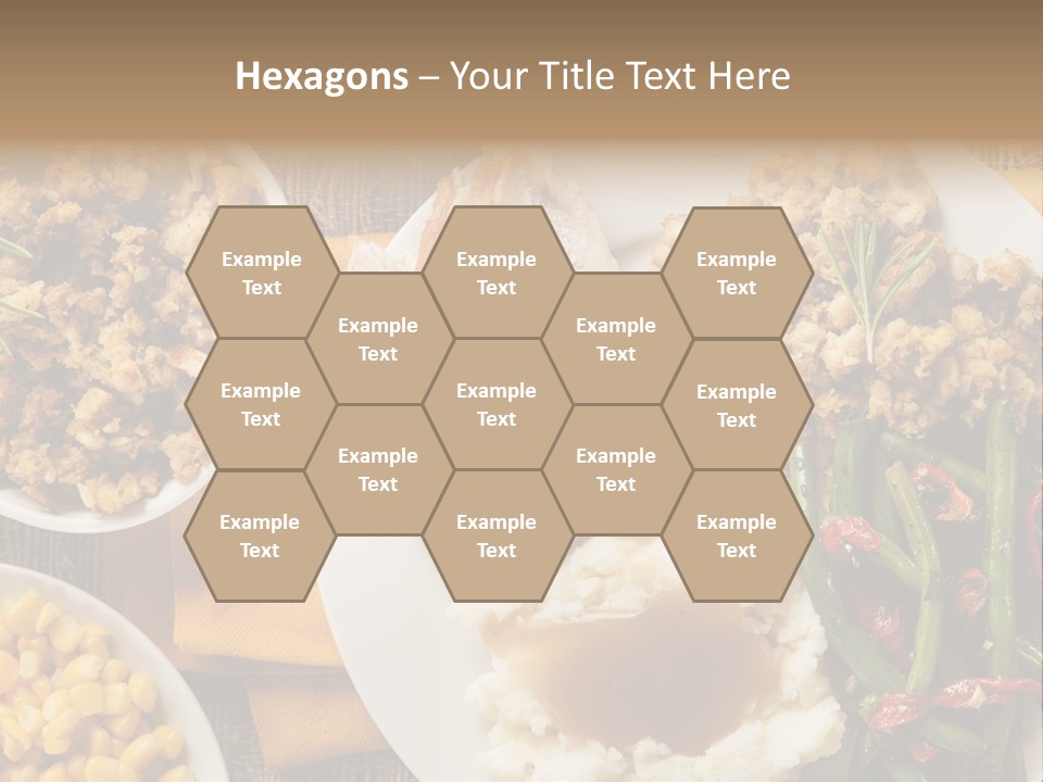 Stuffing Garnished Parsley PowerPoint Template