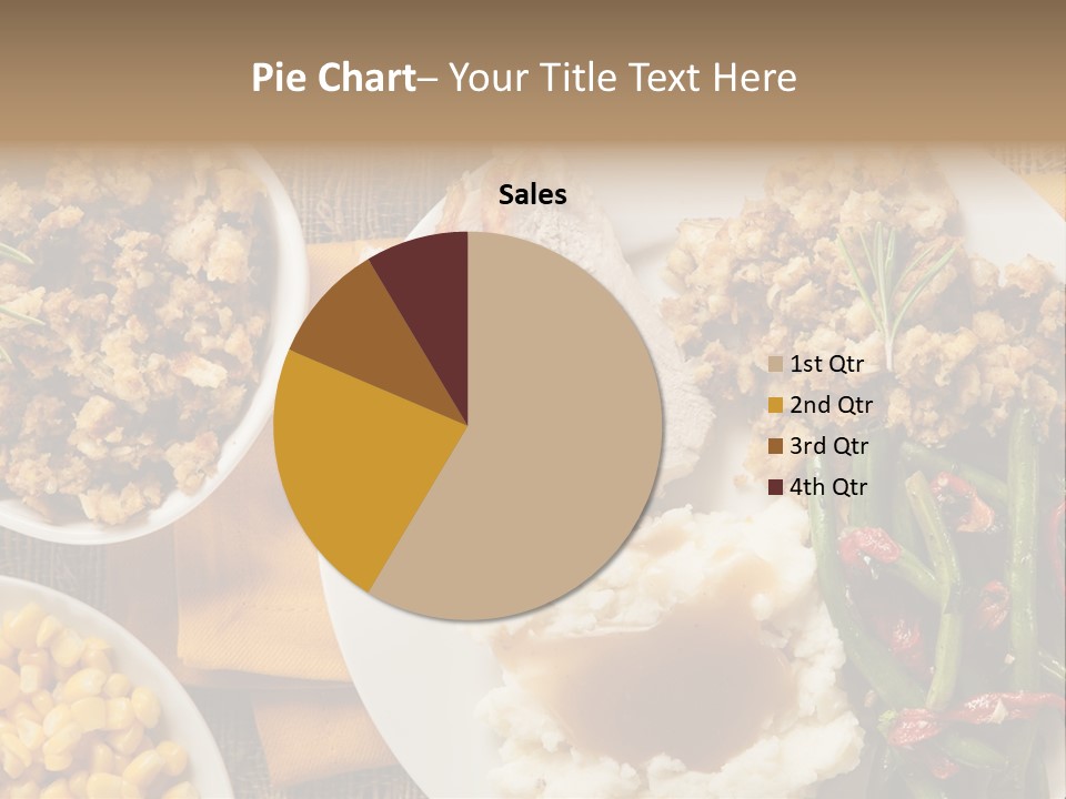 Stuffing Garnished Parsley PowerPoint Template