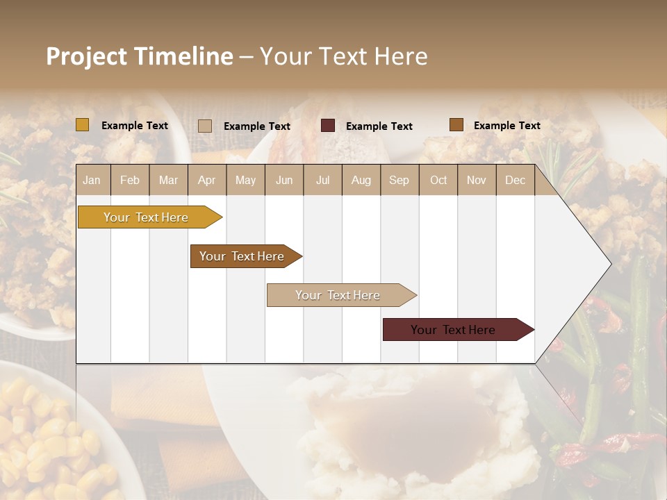 Stuffing Garnished Parsley PowerPoint Template