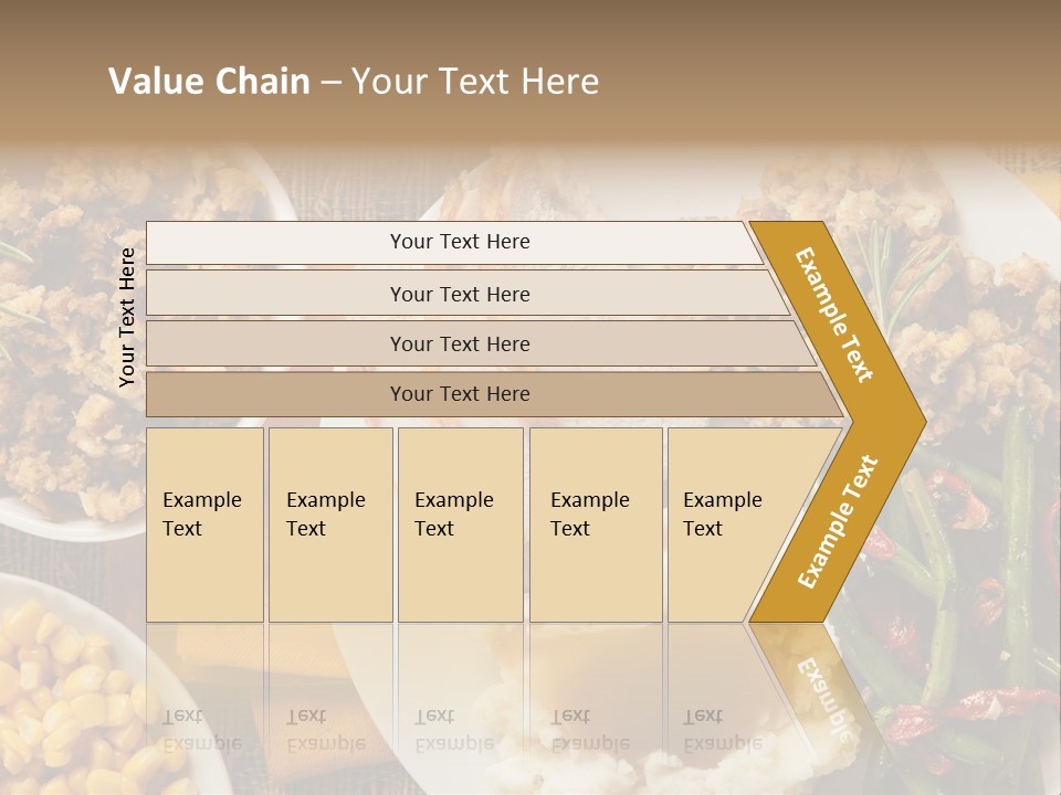 Stuffing Garnished Parsley PowerPoint Template