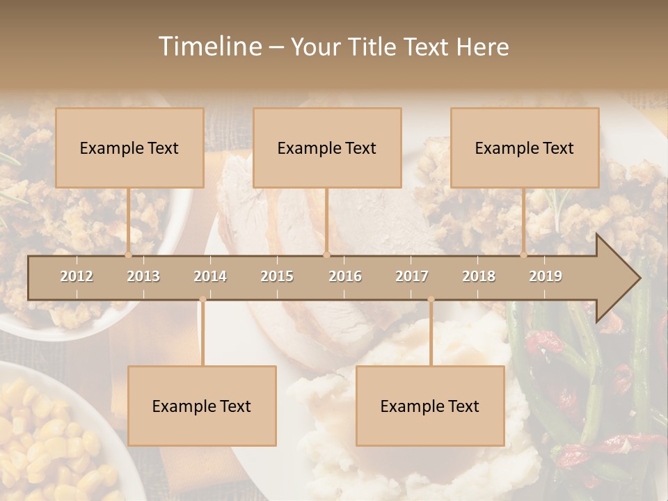 Stuffing Garnished Parsley PowerPoint Template