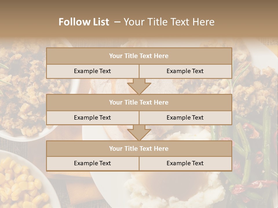 Stuffing Garnished Parsley PowerPoint Template