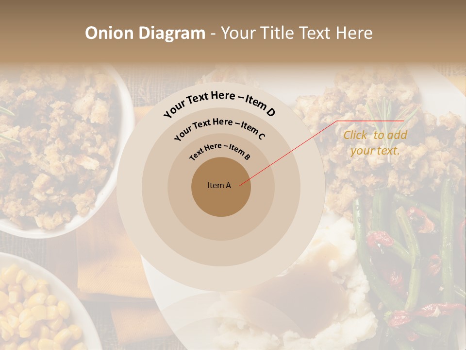 Stuffing Garnished Parsley PowerPoint Template