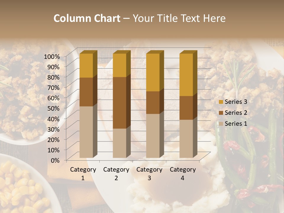 Stuffing Garnished Parsley PowerPoint Template