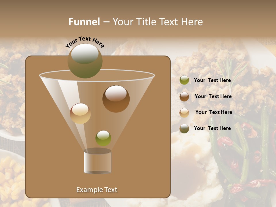 Stuffing Garnished Parsley PowerPoint Template