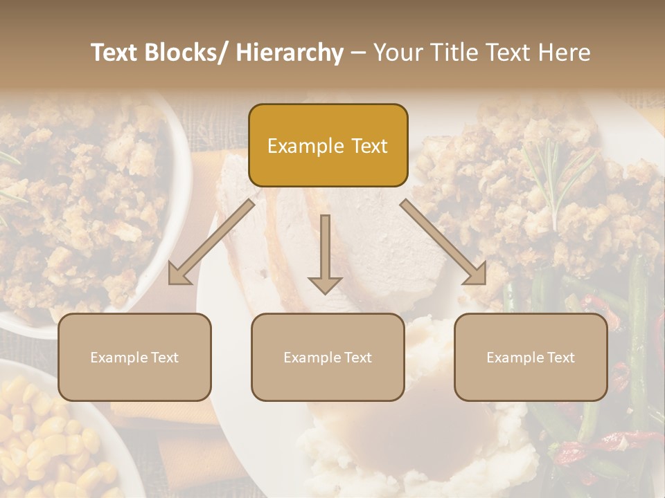 Stuffing Garnished Parsley PowerPoint Template