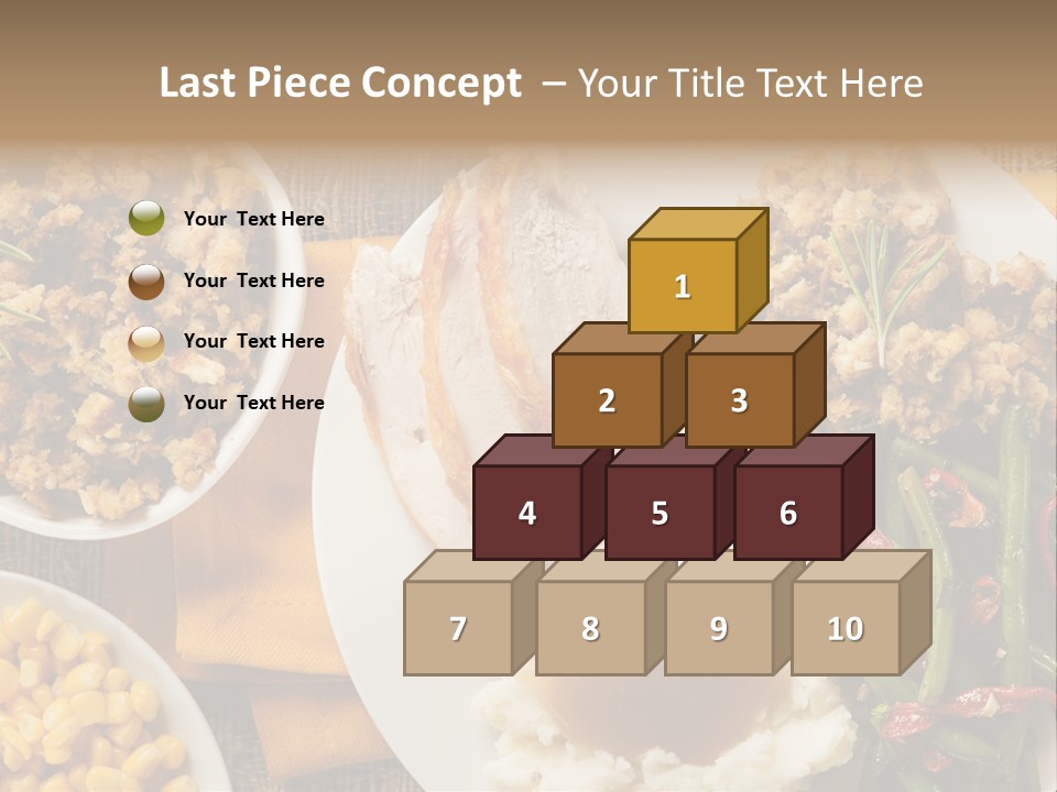 Stuffing Garnished Parsley PowerPoint Template