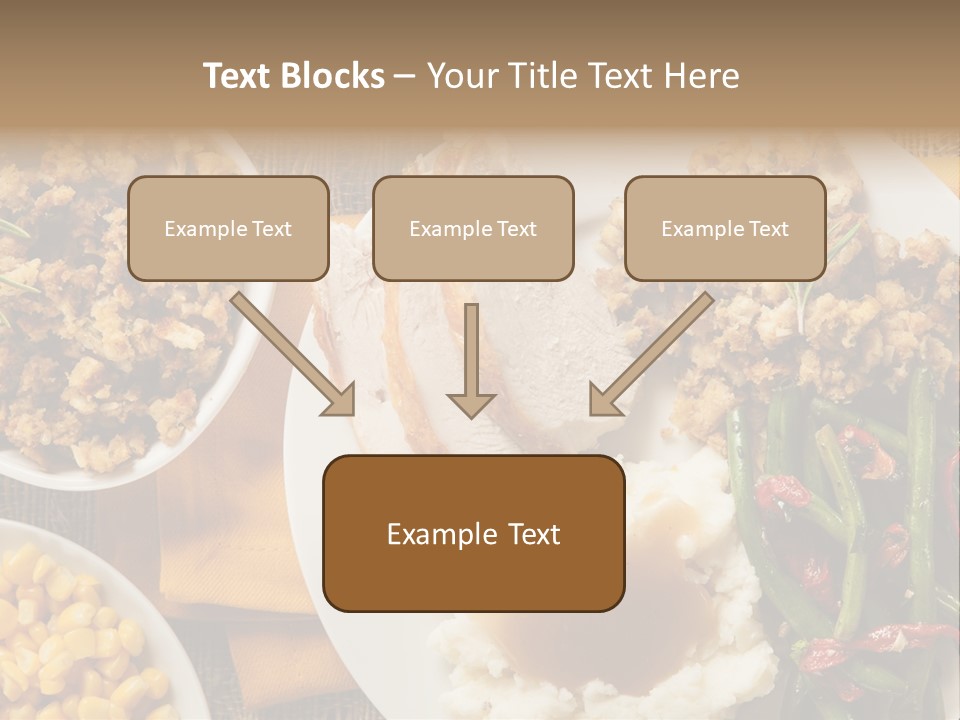 Stuffing Garnished Parsley PowerPoint Template