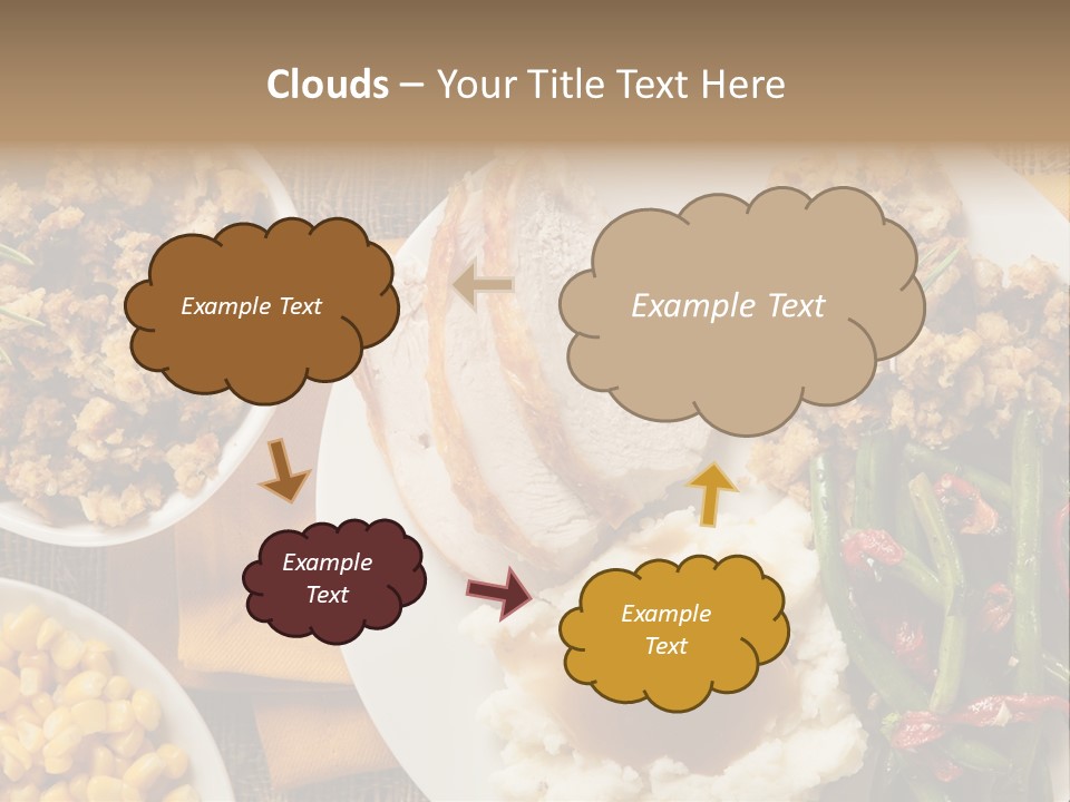 Stuffing Garnished Parsley PowerPoint Template