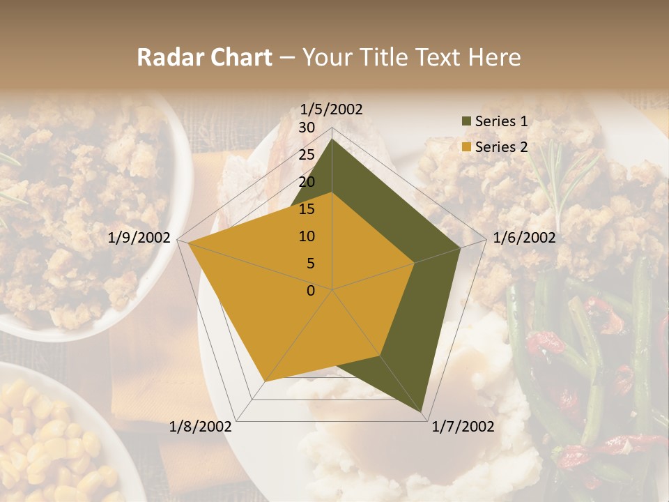 Stuffing Garnished Parsley PowerPoint Template