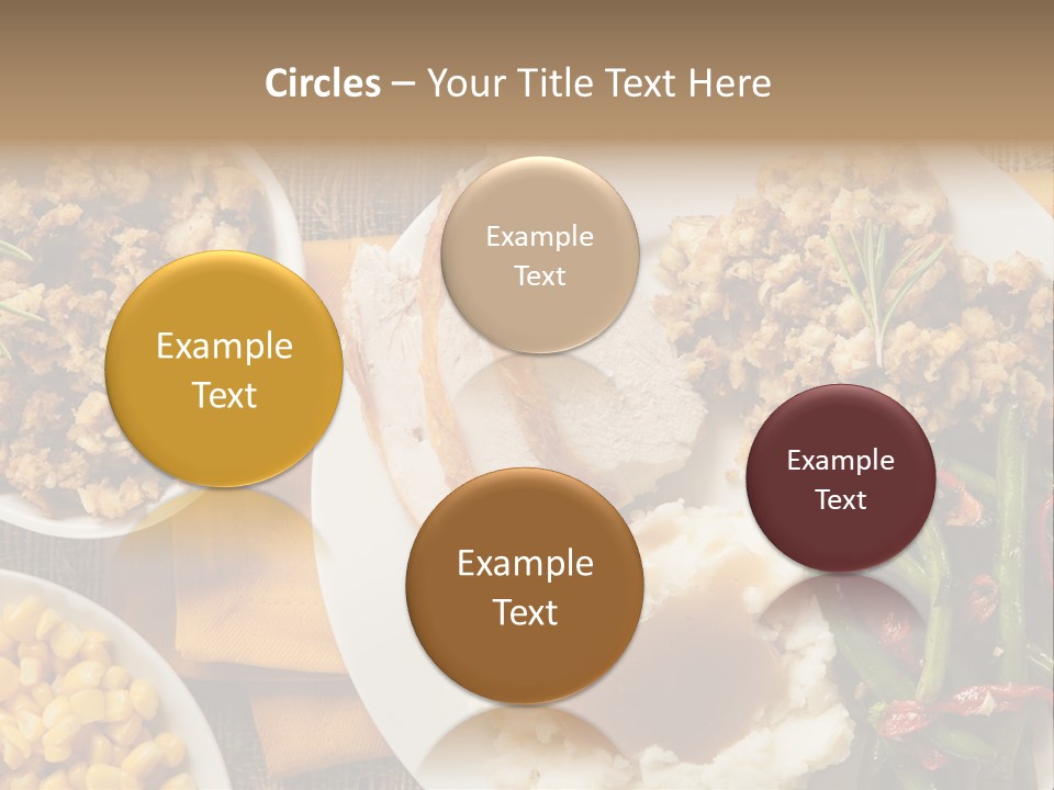 Stuffing Garnished Parsley PowerPoint Template