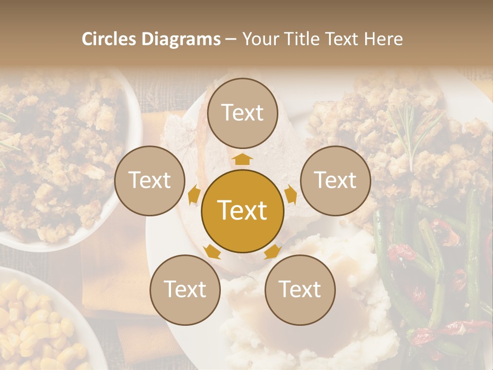 Stuffing Garnished Parsley PowerPoint Template