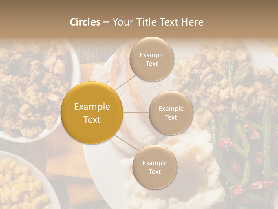 Stuffing Garnished Parsley PowerPoint Template