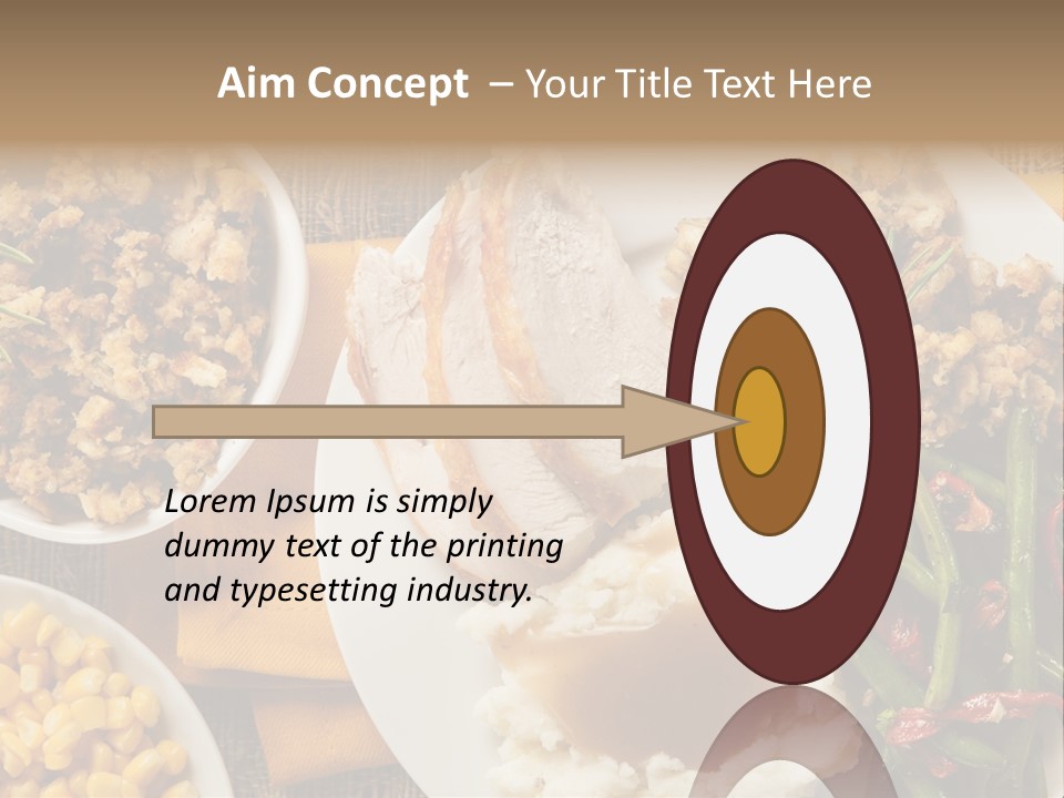 Stuffing Garnished Parsley PowerPoint Template