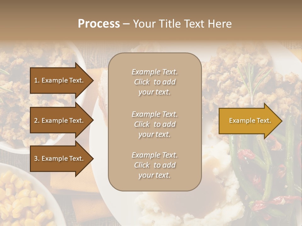 Stuffing Garnished Parsley PowerPoint Template