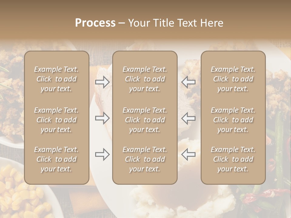 Stuffing Garnished Parsley PowerPoint Template