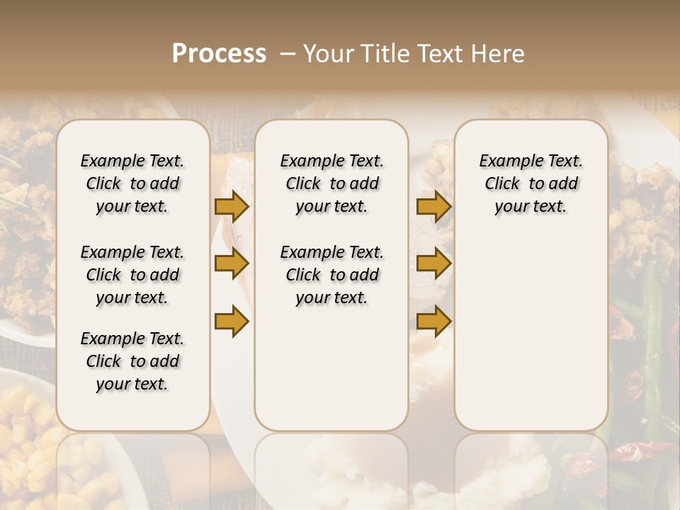 Stuffing Garnished Parsley PowerPoint Template