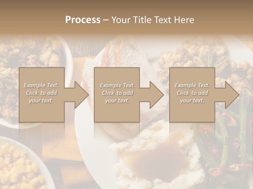 Stuffing Garnished Parsley PowerPoint Template