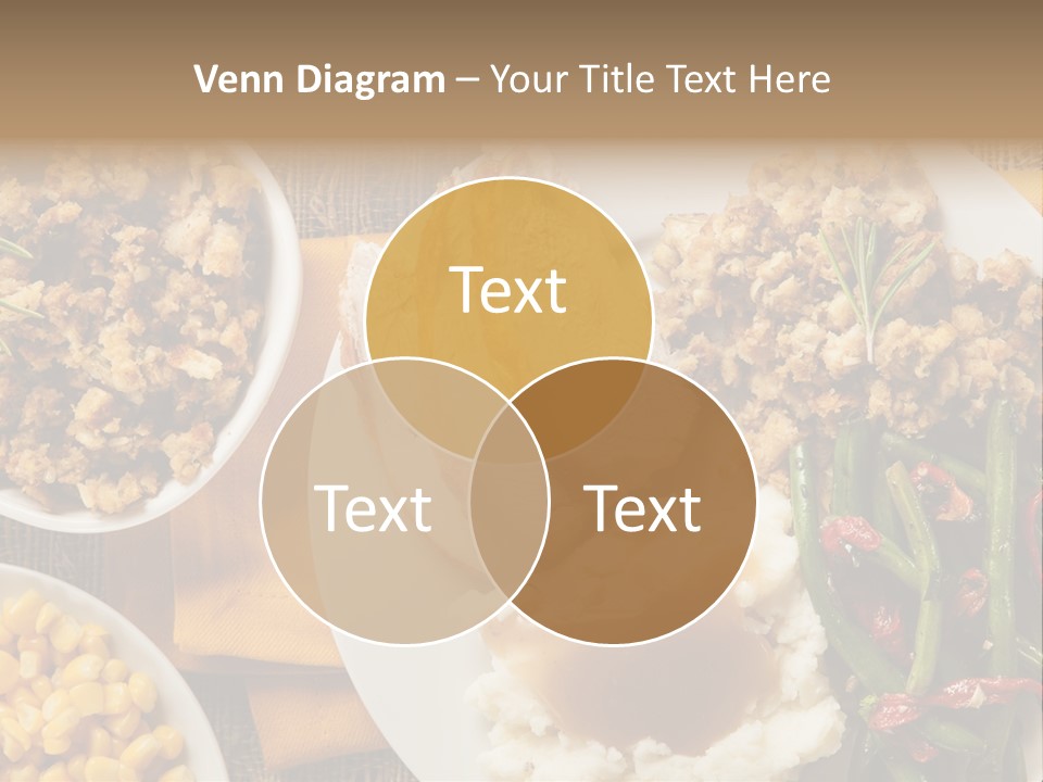Stuffing Garnished Parsley PowerPoint Template