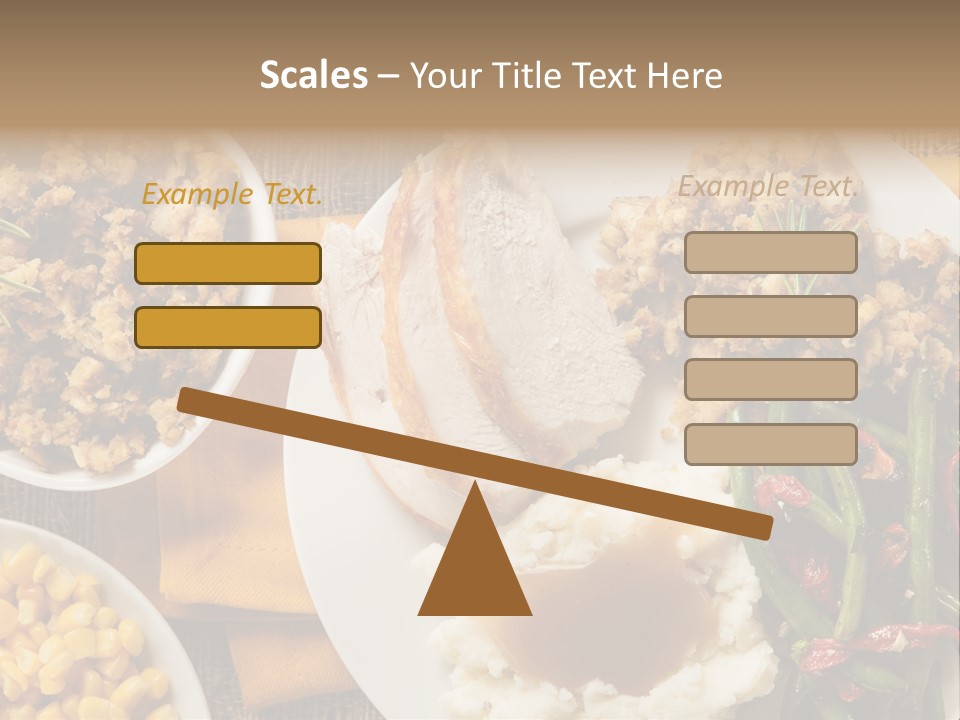 Stuffing Garnished Parsley PowerPoint Template