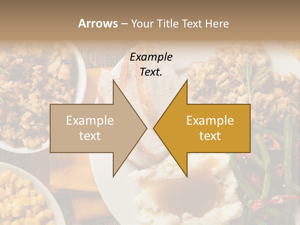 Stuffing Garnished Parsley PowerPoint Template