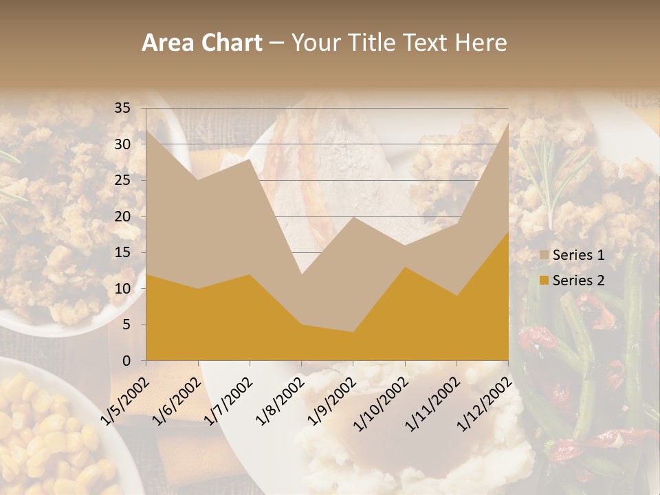 Stuffing Garnished Parsley PowerPoint Template