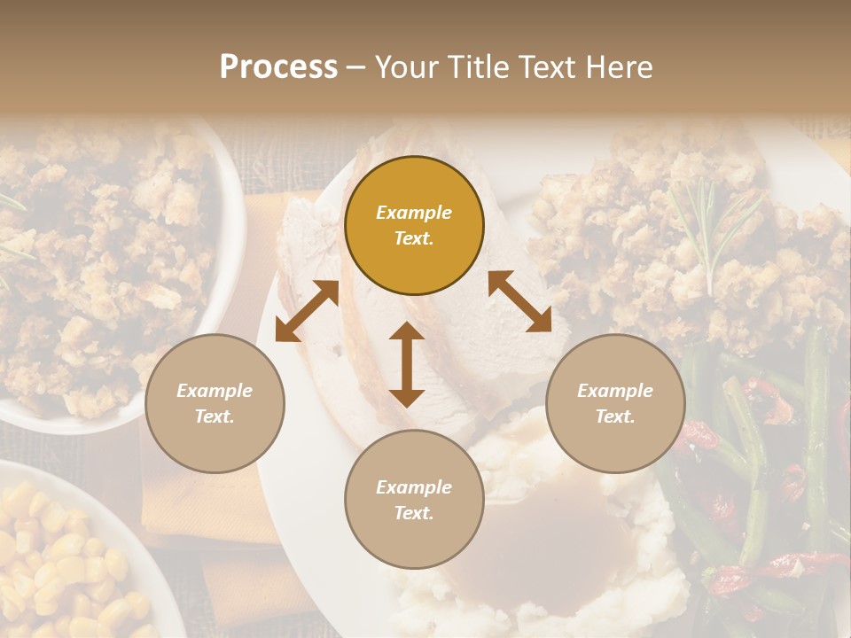 Stuffing Garnished Parsley PowerPoint Template