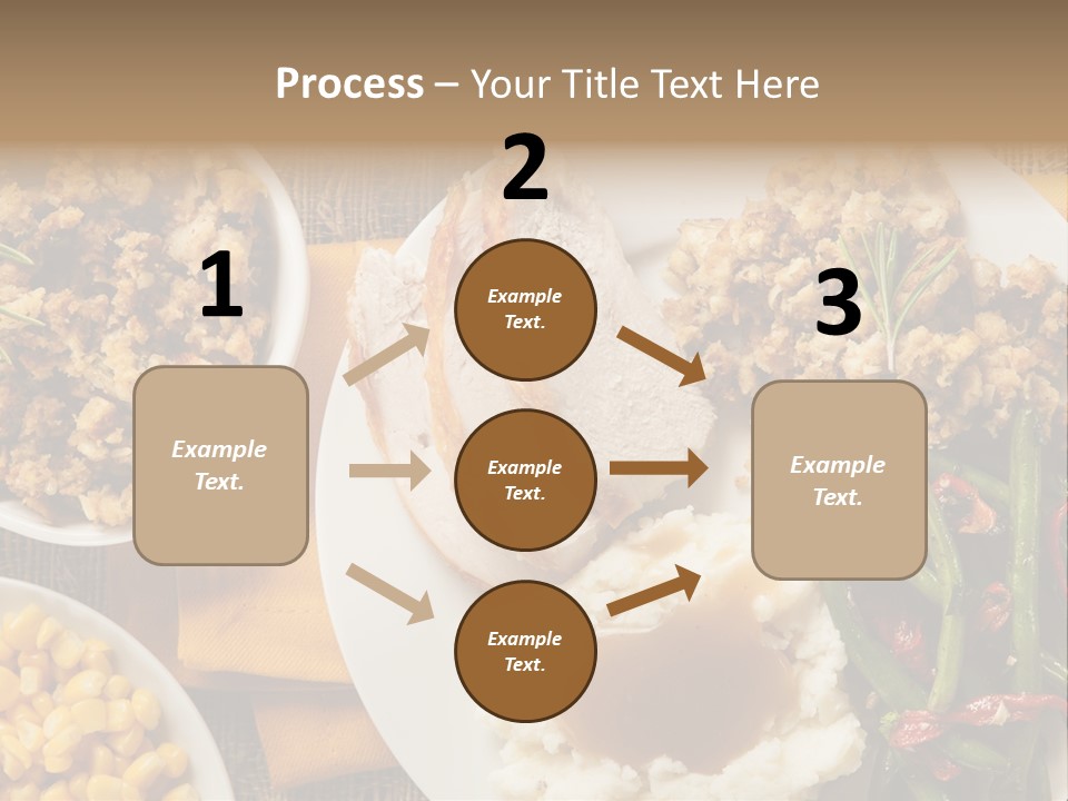 Stuffing Garnished Parsley PowerPoint Template
