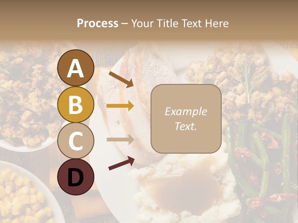 Stuffing Garnished Parsley PowerPoint Template
