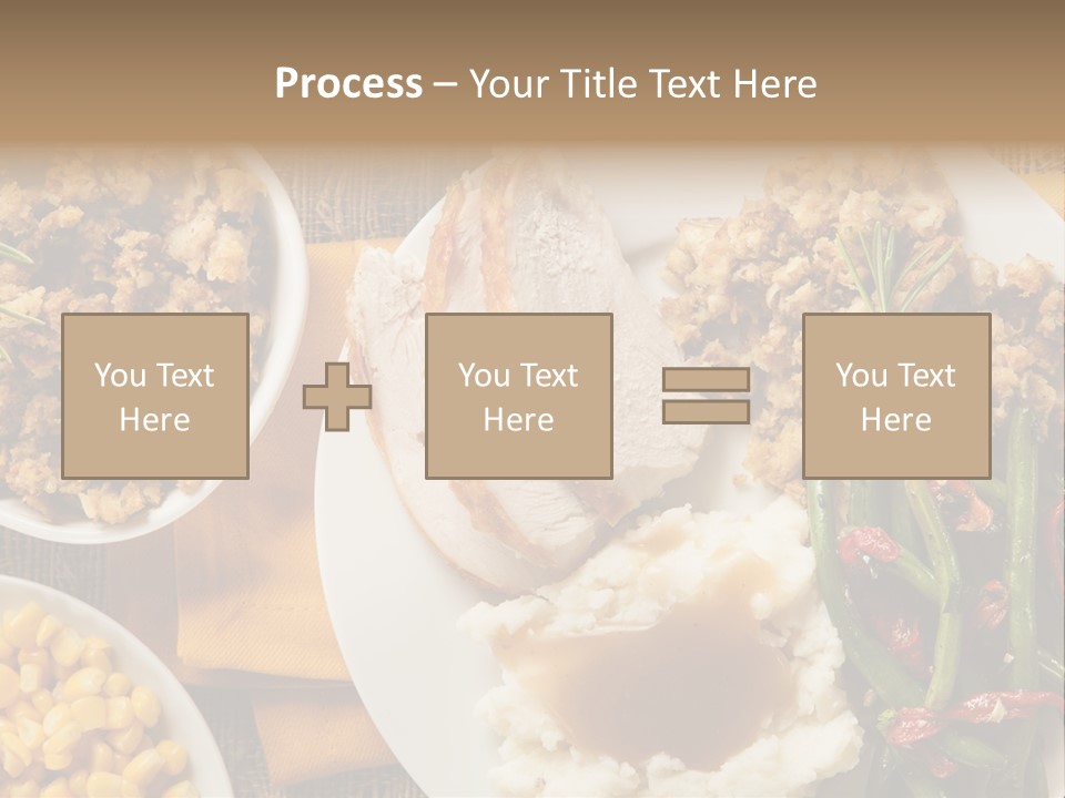 Stuffing Garnished Parsley PowerPoint Template
