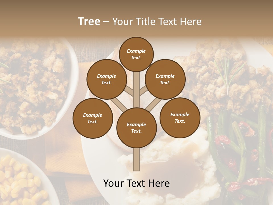 Stuffing Garnished Parsley PowerPoint Template