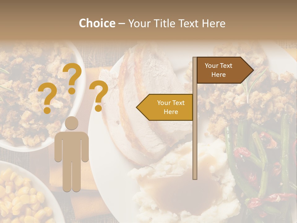 Stuffing Garnished Parsley PowerPoint Template