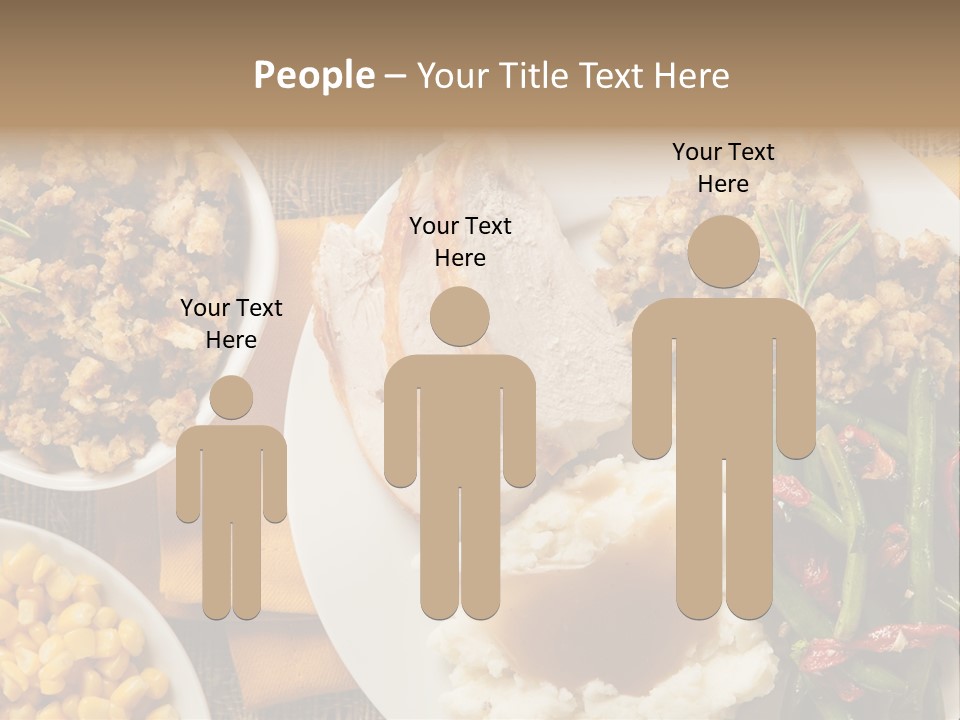 Stuffing Garnished Parsley PowerPoint Template