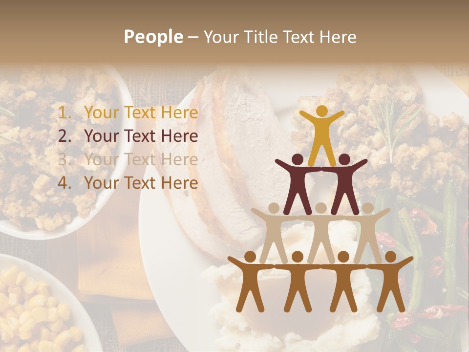 Stuffing Garnished Parsley PowerPoint Template