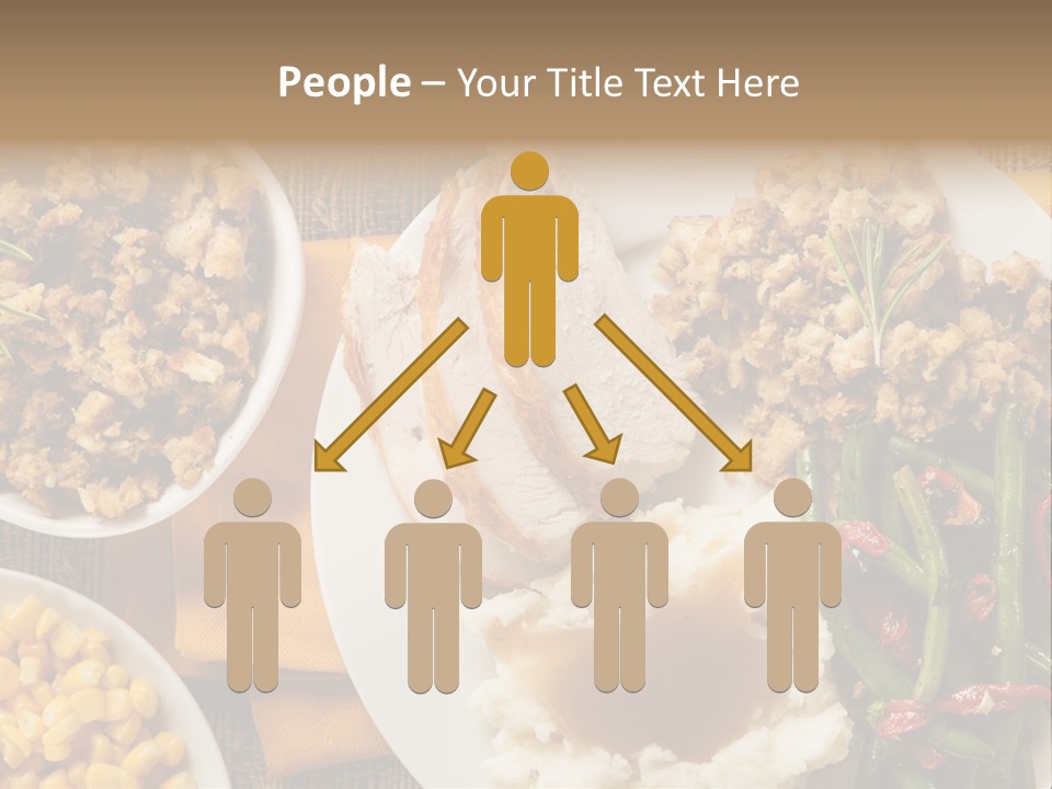 Stuffing Garnished Parsley PowerPoint Template