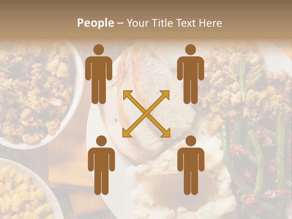 Stuffing Garnished Parsley PowerPoint Template