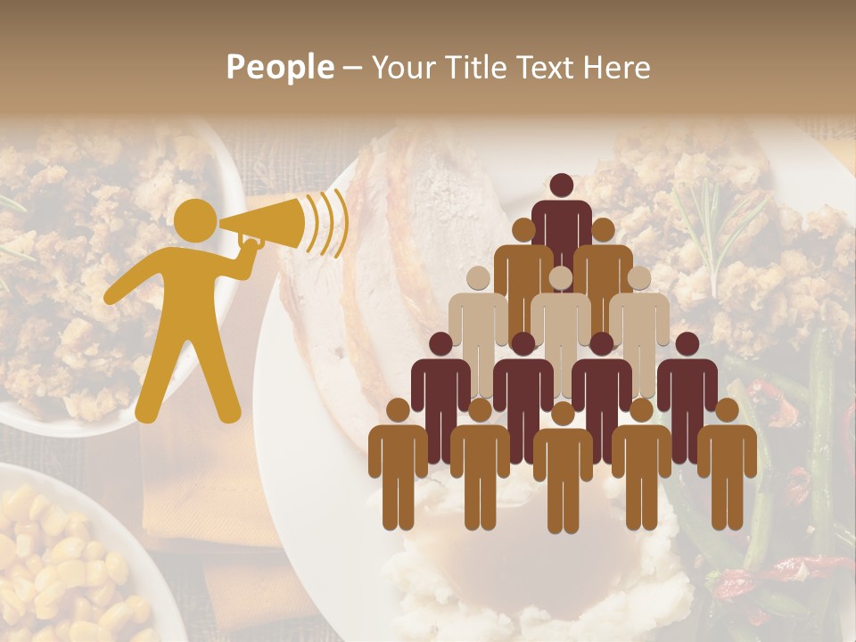 Stuffing Garnished Parsley PowerPoint Template