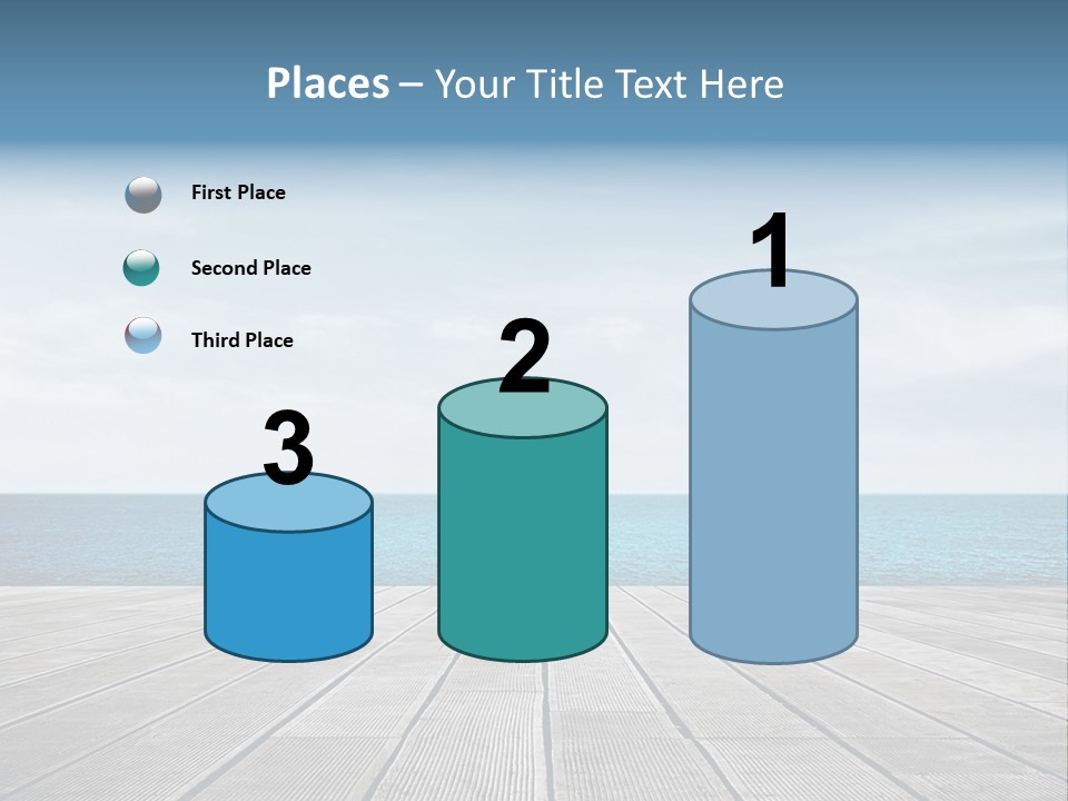 Leisure Wooden Outdoor PowerPoint Template