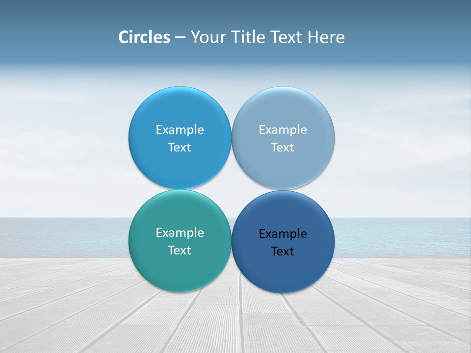 Leisure Wooden Outdoor PowerPoint Template