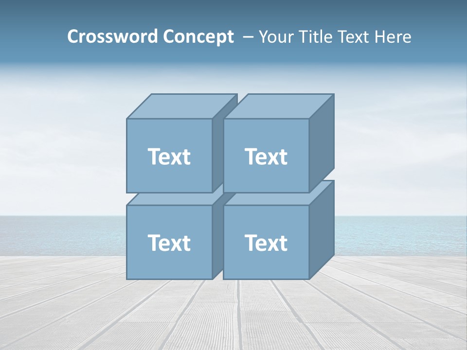 Leisure Wooden Outdoor PowerPoint Template