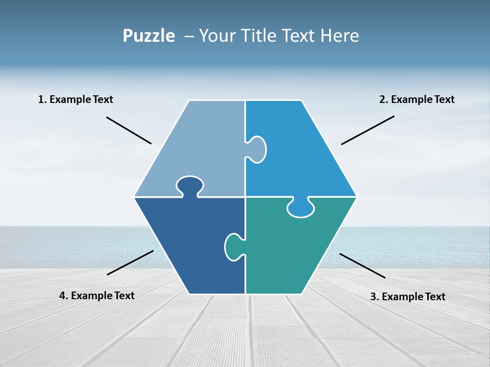 Leisure Wooden Outdoor PowerPoint Template