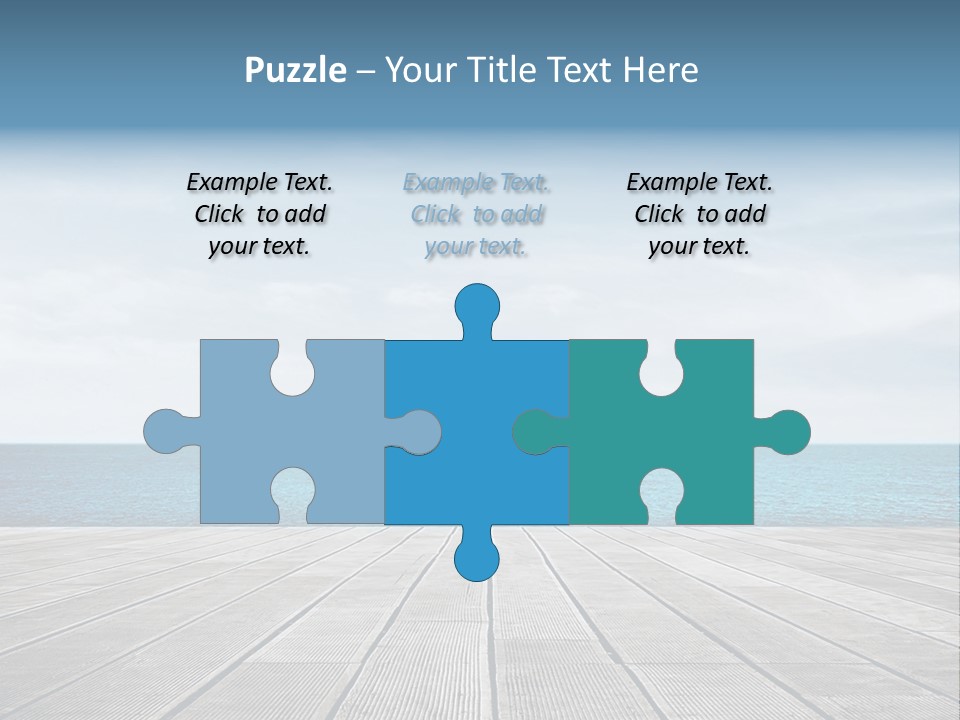 Leisure Wooden Outdoor PowerPoint Template