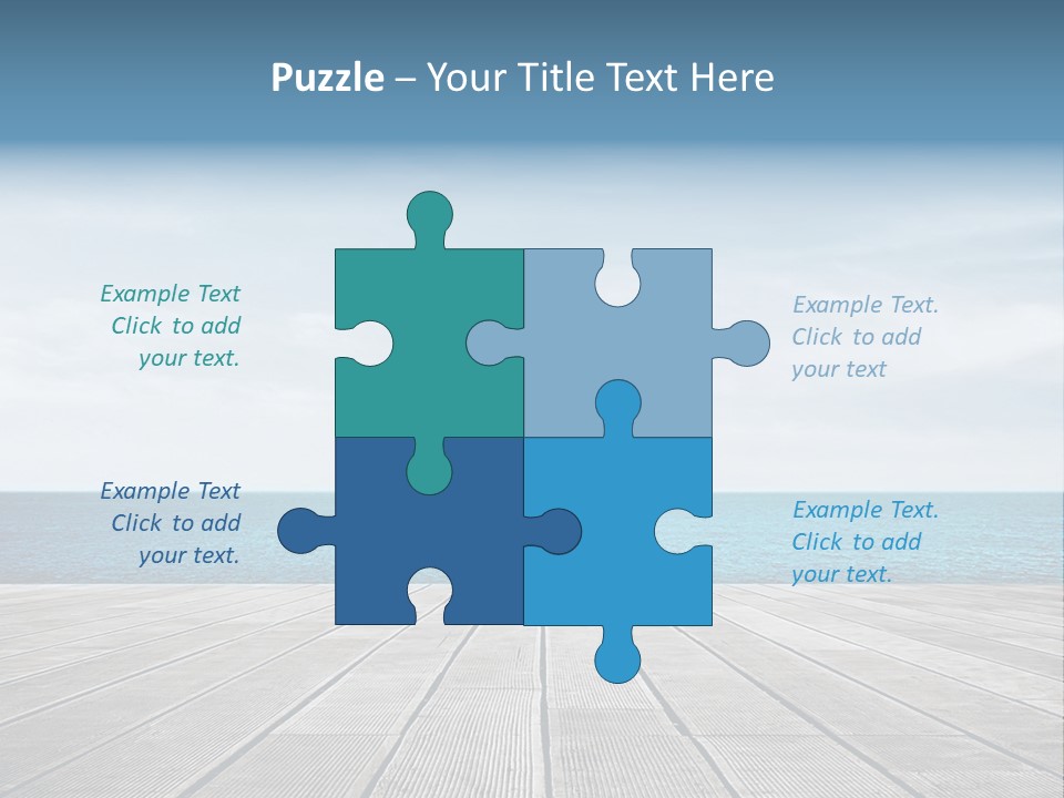 Leisure Wooden Outdoor PowerPoint Template