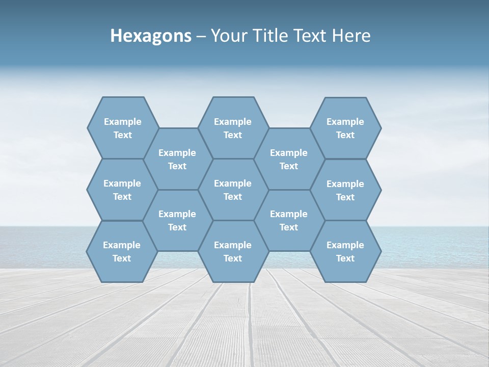 Leisure Wooden Outdoor PowerPoint Template