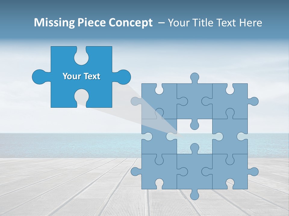 Leisure Wooden Outdoor PowerPoint Template