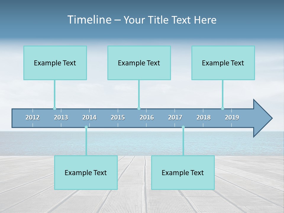 Leisure Wooden Outdoor PowerPoint Template