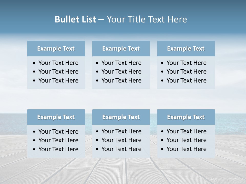 Leisure Wooden Outdoor PowerPoint Template