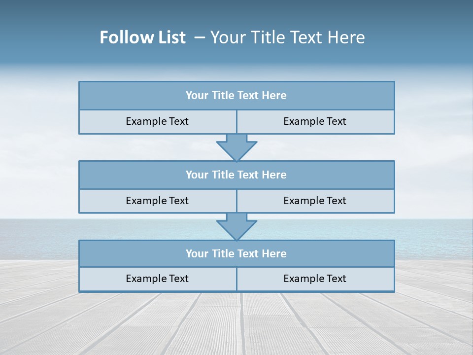 Leisure Wooden Outdoor PowerPoint Template